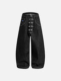 [Pre-Order] Aelfric Eden Metal Button Raw Barrel Jeans