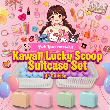 A-【Set Valigia Kawaii Lucky Scoop】- Edizione 14"